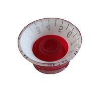 JOINPAYA 4pcs Round Guitar Control Knobs Set Volume Tone Knobs for Electric Guitars Dome Style Replacement Caps Red
