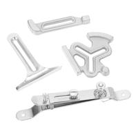 JOINPAYA 4pcs Sewing Machine Edge Guide Ruler Set Screws T-Shaped Seam Guide for Sewing Machine Positioning Gauge Stitching Gauge for Fabric