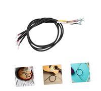 JOINPAYA 4pcs Shielded Guitar Wiring Harness Kit for Electric Guitar Pickup Cable Repair Accessories Compatible with Pedal Connector Patch Cable