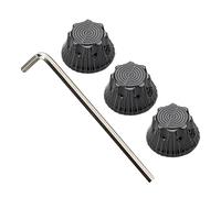 JOINPAYA 4pcs Sunflower Metal Knobs for Guitar Volume Tone Control Electric Guitar Parts Jazz and Bass