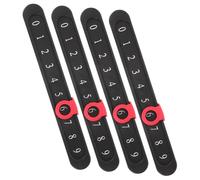 JOINPAYA 4pcs Table Foosball Score Counters Durable Plastic Scorekeepers for Soccer Table Games Multifunctional Scoring Markers for Tabletop Use and Practical Score Keeping Random Color