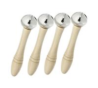 JOINPAYA 4pcs Vertical Bell Hand Bells Musical Instrument Noise Makers in Sporting Events for Boys and Girls Christmas Music