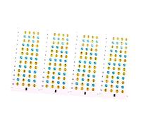 JOINPAYA 4sheets Scale Stickers for Ukulele Fretboard Markers for Learning Training