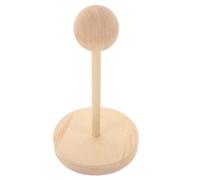 JOINPAYA 5-6inch/14-15.5cm BJD Doll Wig Stand Wooden Hair Display Stand Tiny Hat Rack Mini Doll Headpieces Base Shop Mannequin Holder