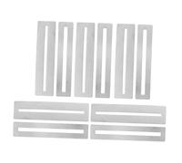 JOINPAYA 5 Pairs Metal Guitar Fretboard Shield Pads Precision Curved Fret Protector for Fingerboard Maintenance Luthier Polishing Accessories Easy to Use Guitar Repair Tool