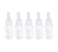 JOINPAYA 5 Sets Newborn Pet Nursing Bottles with Soft Nipples and Accessories for Puppies Kittens Small Animals Compact Easy to Clean and Carry Pet Feeding Kit for Home Use
