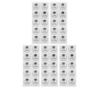 JOINPAYA 5 Sheets Graduation Cap Stickers for Senior Party Class of Graduation Stickers Adhesive Labels for Tumbler Laptop Invitation Package Seals