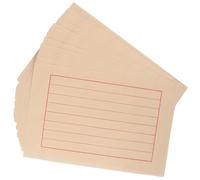 JOINPAYA 50 Sheets Semi-Raw Antique Color Xuan Paper for Calligraphy Practice Professional Writing Paper for Chinese Brush Pens 1.5Cm Red Eight-Line Grid Suitable for Beginners and Artists