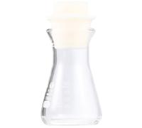 JOINPAYA 50ml Glass Wide Neck Conical Flask with Smooth and Rounded Design for Accurate Measurement, for Chemistry Class and Laboratory Experiments, Single Pack