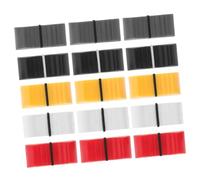 JOINPAYA 50pcs Assorted Colour Plastic Fader Slider Knobs Replacement Caps for Dj Mixer Console with 4mm Shaft Diameter, Comfortable Operation and Practical Design for Audio and Visual