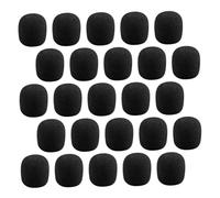 JOINPAYA 50pcs Microphone Windscreen Mic Protectors for Amplifiers for Public Speaking Lightweight Easy to Use Microphone Protective Standard