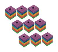 JOINPAYA 50pcs Parrot Chewing Wood Blocks for Birds Safe Chewable Wood Chips to Promote Beak Health and Foot Muscle Development DIY Bite for Parrots and Caged Birds