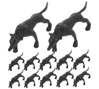 JOINPAYA 50Pcs Police Dog Figurines Realistic Simulation Animal Models for Role Playing and Sand Table Therapy Vivid Dog Sculptures for Creative Play and Imaginative Learning