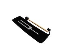 JOINPAYA 512 Hz Aluminium Alloy Tuning Fork with Silicone Hammer and Carry Bag for Audio Testing and Students Science Curriculum, Easy to Carry Musical Instrument Accessory