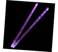 JOINPAYA 5a Luminous Acrylic Drumsticks for Jazz and Snare Drums, round Glow the Dark Percussion Sticks with Crisp Bright Sound, Sturdy and Not Easy to Crack, for Playing Drums