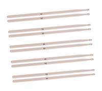 JOINPAYA 5pairs Maple Wood Drumsticks for Drum Styles for Beginners Students and Musicians for Practice and Performance