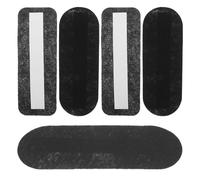 JOINPAYA 5pcs Activated Carbon Ceiling Fan Filter Pads Self-adhesive Dust Odor Absorbing Mats for Leaf Fans Black Easy Install Air Purifier Replacement for Home Office
