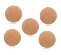 JOINPAYA 5pcs Acupressure Ball Foot Massage Balls Deep Tissue Back Massager Cork Roller