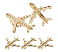 JOINPAYA 5pcs Airplane Wings Pin for Women and Men Versatile Aircraft Brooches for Shirt Lapel Backpack Badge Flight Attendant and Pilot Accessories Stylish Aviation Ornament