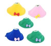 JOINPAYA 5PCS Anti-pecking Bird Neckerchief Collar for Parrots Protective Bite-resistant Pet Neck Ring with Chic Design Easy to Wear and Prevents Wound Scratching for Bird and Skin