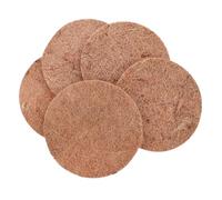 JOINPAYA 5pcs Coconut Fiber Bird Nesting Pads Breathable Natural Pigeon Egg Mats 20cm Diameter Round Bird Breeding Nest Mat for Racing Pigeons