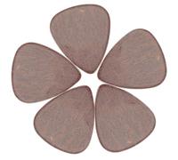 JOINPAYA 5pcs Coffee Wood Guitar Picks Professional Guitar Plectrums Practical Accessories with Clearer and Louder Sound for Acoustic and Electric