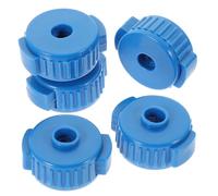 JOINPAYA 5Pcs Cymbal Fixing Nuts Quick Release Drum Accessories Kit Universal Drum Fixing Nuts Plastic Compact Lightweight Suitable for 6-8 MM Cymbals