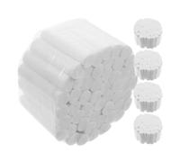 JOINPAYA 5pcs Dental Cotton Rolls for Teeth with High Absorbency and Flexible Placement, White Cotton Gauze Minimising Tissue Trauma for Oral Supplies and DIY Cleaning