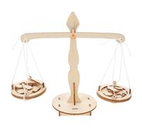 JOINPAYA 5pcs DIY Balance Scale Science Experiment Kit for - Wooden Math Balance Scale with Weights, STEM Learning for Classroom and Home Science Activities