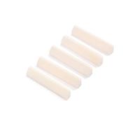 JOINPAYA 5pcs Diy Hard Buffalo Bone Blanks Saddle Irregular Nut for Acoustic Guitar Ukulele Banjo String Instrument