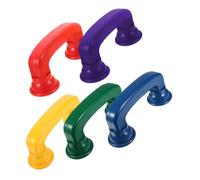 JOINPAYA 5pcs Educational Whisper Phones Reading Feedback for Language Development Fine Motor Skills Imagination Ergonomic Design for Hands Peacock