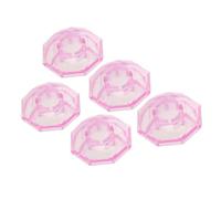 JOINPAYA 5pcs Effector Foot Cap Plastic Guitar Effect Pedal Footswitch Topper Button Caps for Electric Guitar Bass Board Slip Protection Foot Switch Nail Protector