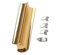 JOINPAYA 5pcs Electric Guitar Slide Round Solid Metal Tone Bar Stainless Steel Guitar Picks for Slide Playing for Blues and Rock Performance