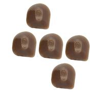 JOINPAYA 5pcs Flute Button Mute Pads Rubber Bricks Flute Key Mute Mats Instrument Accessories for Tailpiece Noise Reduction Musician Supplies