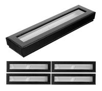 JOINPAYA 5pcs Fountain Pen Case Paper Box with Heaven and Earth Cover, Black Multi-Function Pen Organizer for Office, School, and Art Supplies Storage