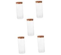 JOINPAYA 5pcs Glass Bottle Micro Landscape Planter Clear DIY Terrarium for Home Decor for Moss and Succulent Displays Height for Room Bedroom Office