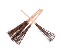 JOINPAYA 5pcs Handmade Miniature Brooms Natural Branch Craft Cleaning Tools for Dollhouse Decor Micro Landscapes Charming Party Props Housekeeping Accessories