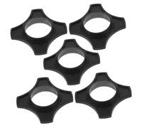 JOINPAYA 5pcs Microphone Anti Roll Rings Set, Cordless Handheld Microphone Rings Made of Sturdy Plastic with Easy Installation and Non-slip Feature, for Stages and Bars