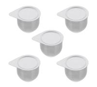JOINPAYA 5pcs Nickel Crucibles with Lid 30ml Capacity Sturdy Chemical Corrosion and Alkalis Resistant Casting Crucible Tool for Laboratories and Precious Metals