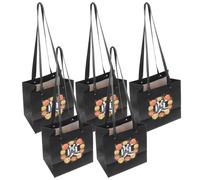 JOINPAYA 5pcs Paper Grave Floral Containers for Storing Flowers Convenient Design and Simple Travelling, Elegant Grave Bags Suitable for Graveyard Visits and Cemetery Supplies