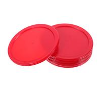 JOINPAYA 5pcs Plastic Air Hockey Pucks Ice Hockey Piece Replacement Pucks for Table Game Accessories