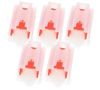 JOINPAYA 5pcs Red Stylus Needles Replacement for Turntables | Plastic Construction, Wear-resistant Design, Restores Sound Quality, for Vinyl Record Players
