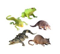 JOINPAYA 5pcs Soft Tpr Animal Squeeze Stress Relief Fidget Sensory Playthings Cute Birthday Adults