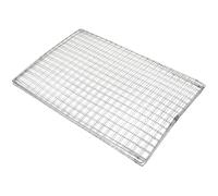 JOINPAYA 5pcs Stainless Steel Bbq Mesh Grill Mats Reusable Non-stick Outdoor Barbecue Pads Easy to Carry for Gas and Electric Grills