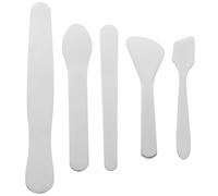 JOINPAYA 5pcs Stainless Steel Cream Spatula Mask Applicator Tool Sl ompact Lightweight Portable Design for Women Precision Application Reducing Waste Daily Use