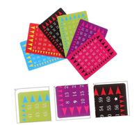 JOINPAYA 5sets Telepathic Number Cards Mind Reading Tricks Reusable Interactive for Party Tricks Stage Performances Stage Props