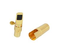 JOINPAYA 6 Hole Metal Saxophone Mouthpiece G1 Soprano Saxophone Accessories Manual Polishing