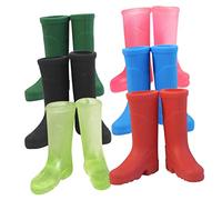 JOINPAYA 6 Pairs Miniature Boots Ornaments of Doll House Rain Shoe Decorations for House Models Fine Craftsmanship for Creating Scenes