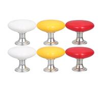JOINPAYA 6 Pcs Heart Shaped Toilet Tank Button Plastic Flush Replacement Toilet Accessories with Easy Installation for Bathroom Decor and Versatile Use