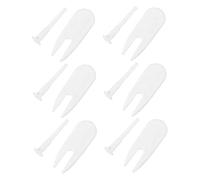 JOINPAYA 6 Sets Exercise Ball Plug Replacement Kit Portable Yoga Ball Air Stopper Remover Tool for Inflatable Fitness Products Convenient Storage for Home Gym Use